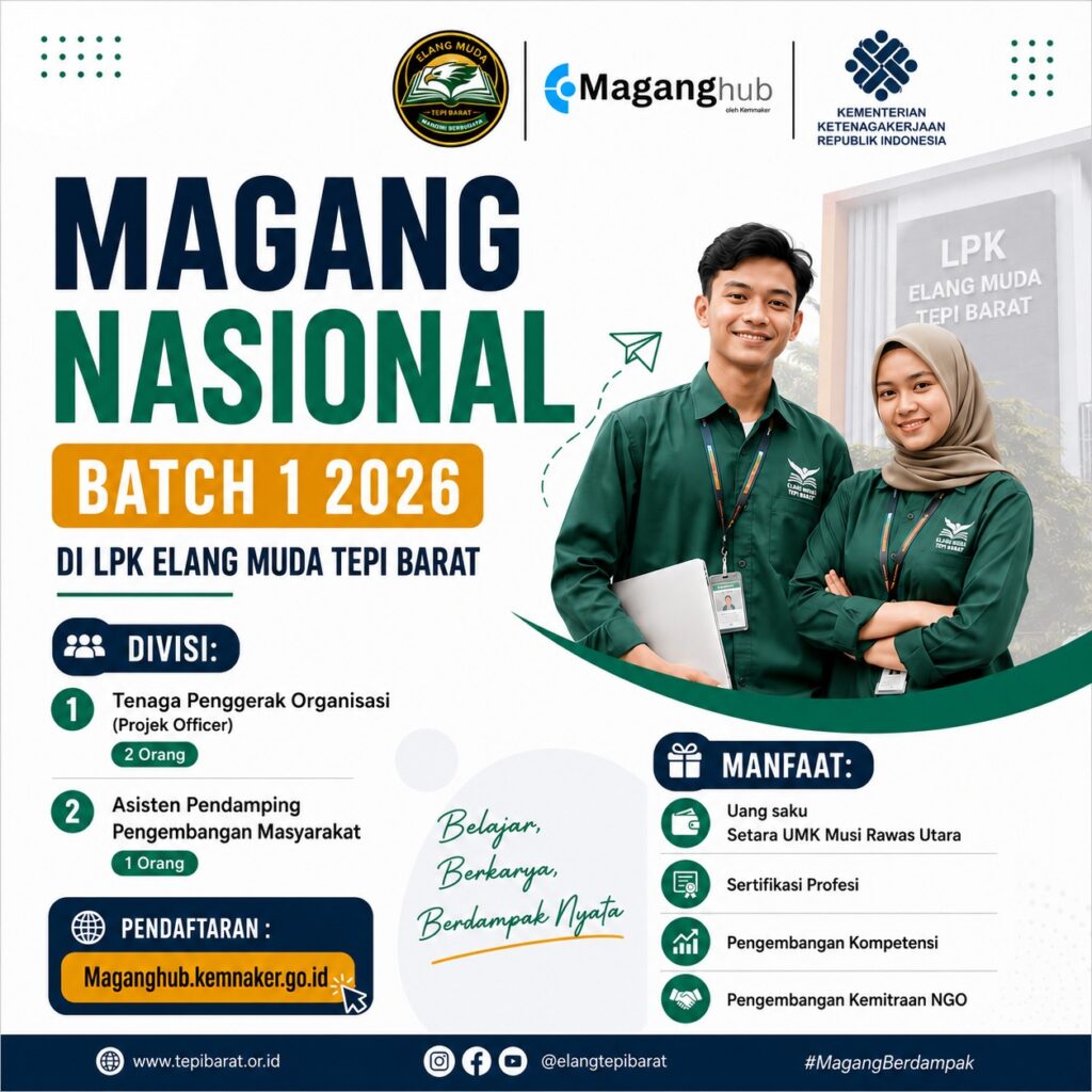 MAGANG NASIONAL BATCH 1 TAHUN 2026 RESMI DIBUKA! magang